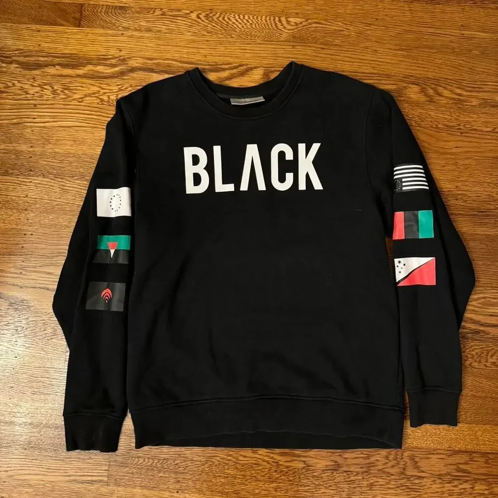 Vintage black scale sweater